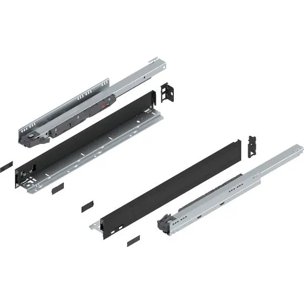 BLUM LEGRABOX pure sada výška N, BLUMOTION S, 40kg, délka 550, karbonově černá Značkový