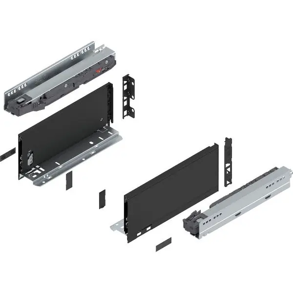 BLUM LEGRABOX pure sada výška K, BLUMOTION S, 40kg, délka 300, karbonově černá Ihned K Objednání