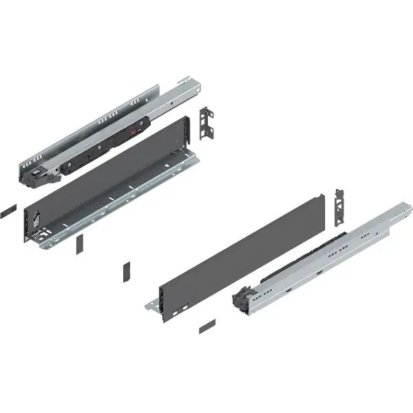 BLUM LEGRABOX pure sada výška M, BLUMOTION S, 70kg, délka 500mm, orion šedá Tovární Cena