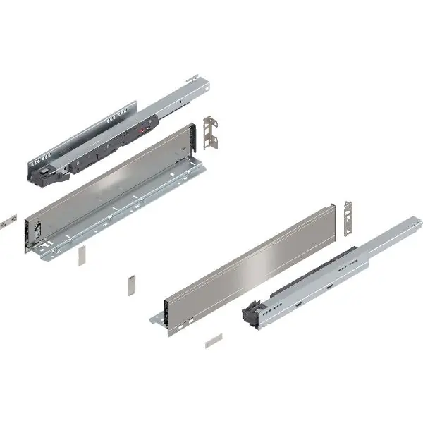 BLUM LEGRABOX pure sada výška M, BLUMOTION S, 40kg, délka 500mm, INOX Vrácení Zdarma