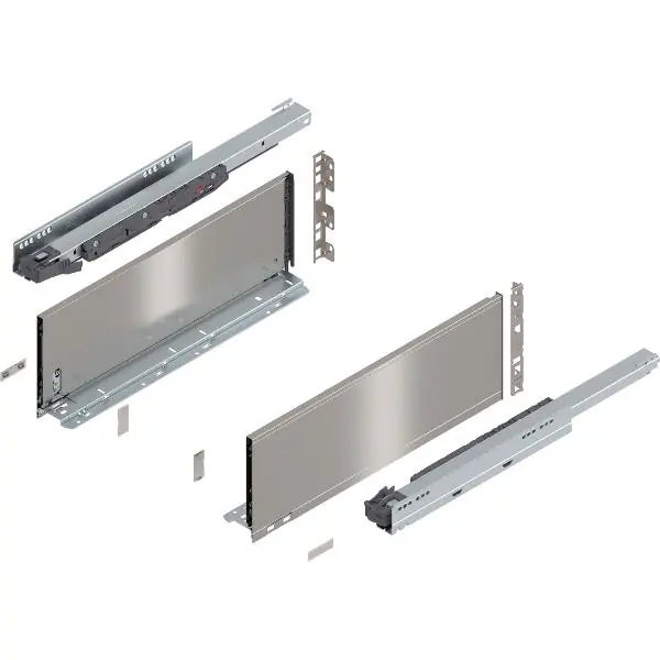BLUM LEGRABOX pure sada výška C, BLUMOTION S, 40kg, délka 500mm, INOX Sezónní Sleva