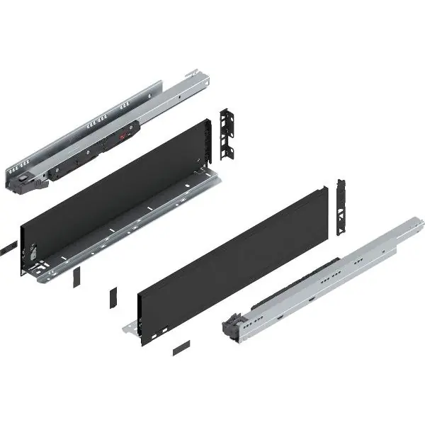 BLUM LEGRABOX pure sada výška K, BLUMOTION S, 70kg, délka 550, karbonově černá Nakupujte Hned