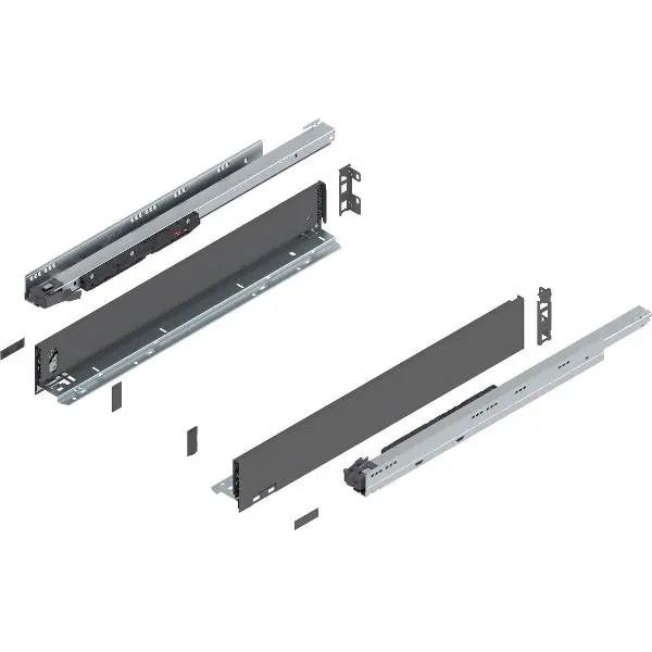 Výhodná Nabídka BLUM LEGRABOX pure sada výška M, BLUMOTION S, 70kg, délka 600mm, orion šedá