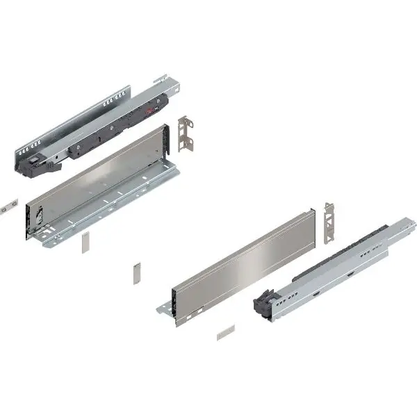 Novinka BLUM LEGRABOX pure sada výška M, BLUMOTION S, 40kg, délka 400mm, INOX