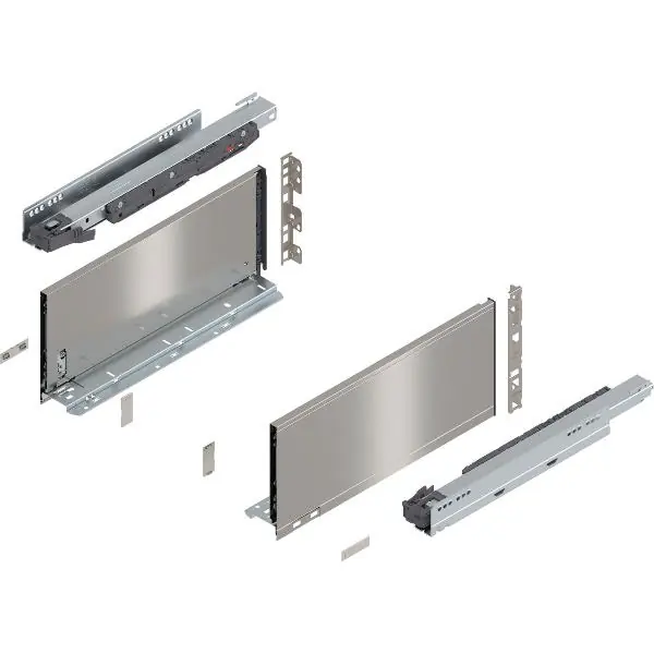 BLUM LEGRABOX pure sada výška C, BLUMOTION S, 40kg, délka 400mm, INOX Cenová Bomba