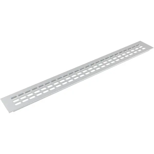 Bezpečná Platba Větrací mřížka 500 x 60 mm hliník přírodní elox