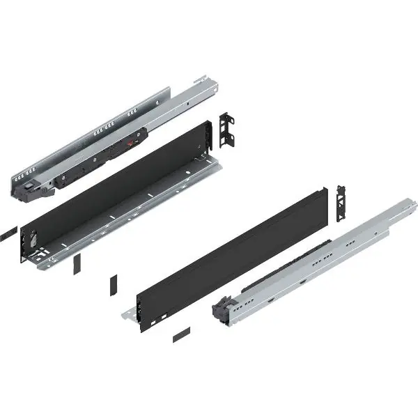BLUM LEGRABOX pure sada výška M, BLUMOTION S, 70kg, délka 550, karbonově černá Nakupujte Hned