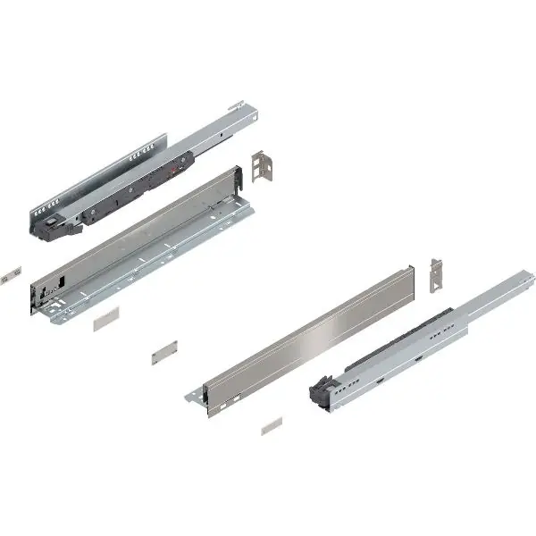 BLUM LEGRABOX pure sada výška N, BLUMOTION S, 40kg, délka 500mm, INOX Levný