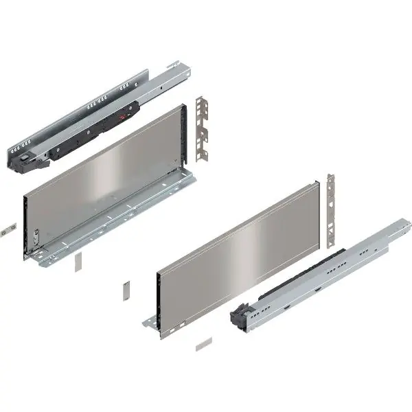 Sezónní Sleva BLUM LEGRABOX pure sada výška C, BLUMOTION S, 70kg, délka 500mm, INOX
