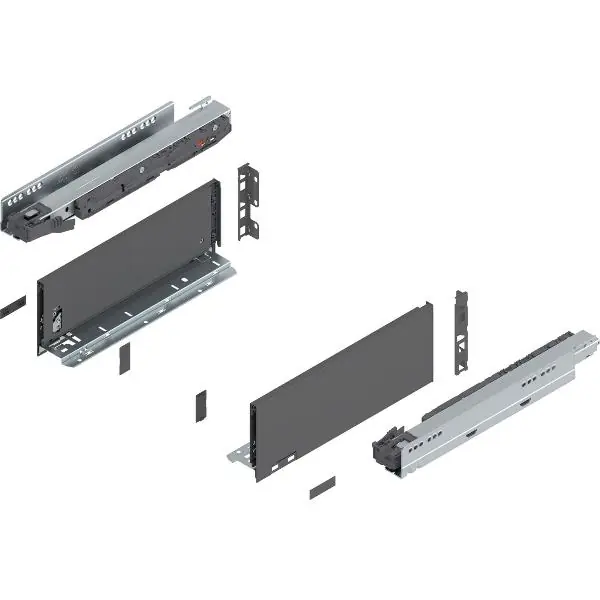 BLUM LEGRABOX pure sada výška K, TIP-ON, 40kg, délka 350, orion šedá Akční Cena
