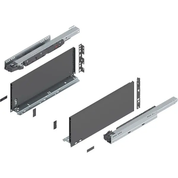BLUM LEGRABOX pure sada výška C, TIP-ON, 40kg, délka 450, orion šedá Nejlepší Cena
