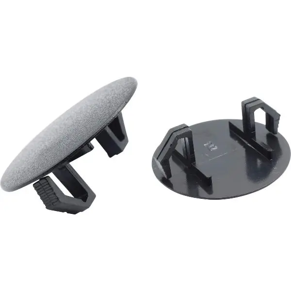 Oblíbený Záslepka otvorů kulatá, ø 27–33 mm, plast, černá