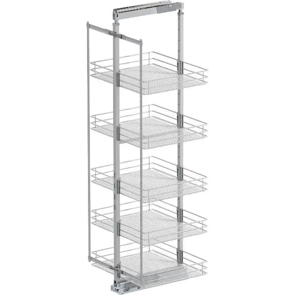 VS TAL Larder 6 výsuv vysoké skříně sada Saphir KŠ 600 mm stříbrný/chrom Přímo Od Výrobce