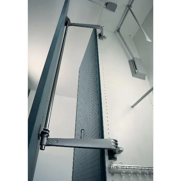 Kování otočných dveří MOTION-V KB1000 mm, tlakově litý hliník šedě lakovaný Top Prodej