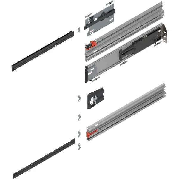 BLUM REVEGO uno sada lišt kapsy 700 mm, pravá Nejprodávanější