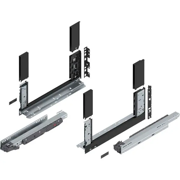 BLUM LEGRABOX free sada výška C, BLUMOTION S, 40kg, délka 400, karbonově černá Ověřený