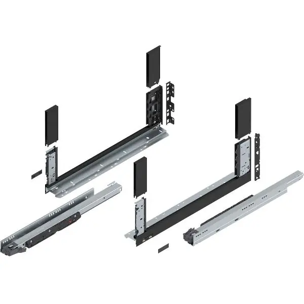 BLUM LEGRABOX free sada výška C, BLUMOTION S, 70kg, délka 550, karbonově černá Super Cena