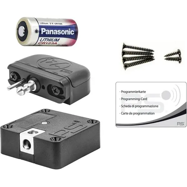 Cenový Hit PS SOLO Sada elektronického zámku Mifare 13,56 MHz s anténou, Zamak/plast