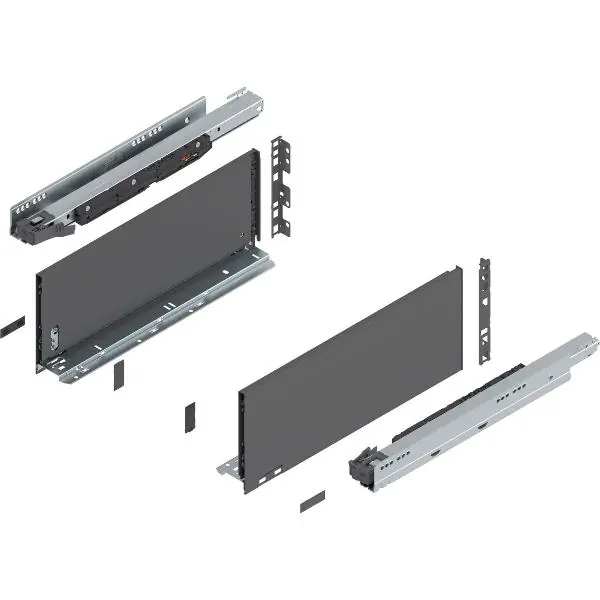 Sezónní Sleva BLUM LEGRABOX pure sada výška C, BLUMOTION S, 70kg, délka 450mm, orion šedá