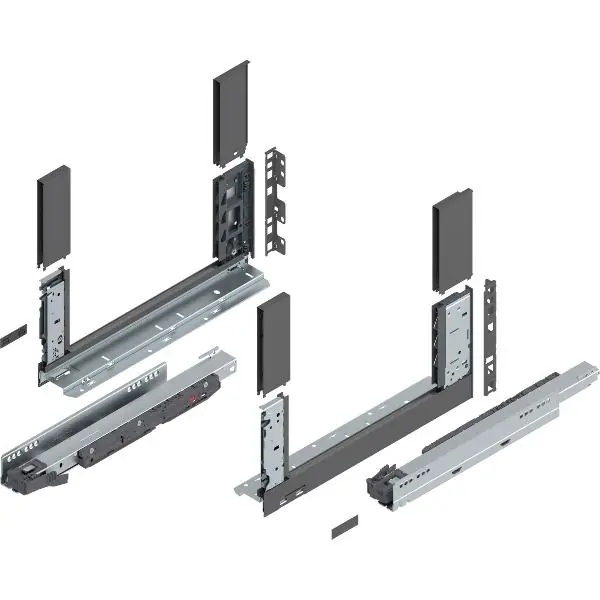 BLUM LEGRABOX free sada výška C, BLUMOTION S, 40kg, délka 400mm, orion šedá Poslední Šance