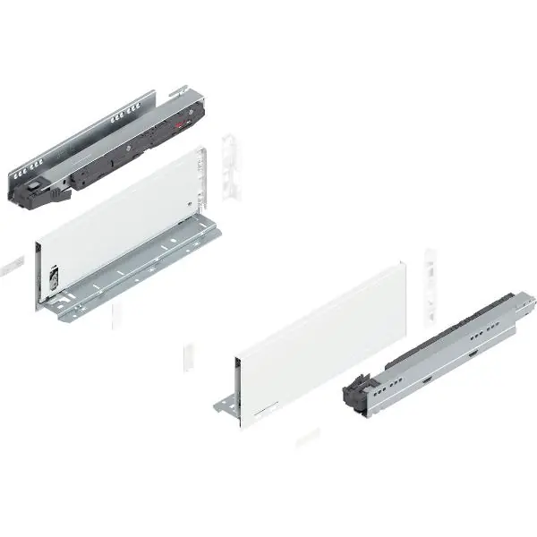 BLUM LEGRABOX pure sada výška K, TIP-ON, 40kg, délka 350, hedvábně bílá Nejprodávanější