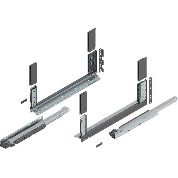 Víkendová Akce BLUM LEGRABOX pure sada TIP-ON výška C, délka 550mm 40kg, orion šedá
