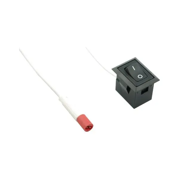Jen Po Omezenou Doba ELEKTRA koléb. spínač hranatý, černý, zap/vyp, s potiskem, 2000mm, mini konekt.
