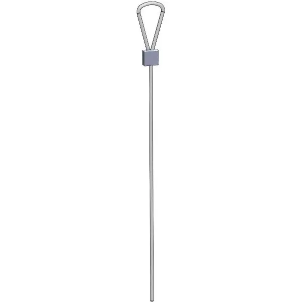 Závěsné lanko k nosným hákům, L=2m, perlon Top Prodej