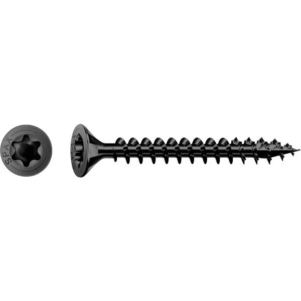SPAX zápustná hlava 3,0x 25 VG Torx 10 pozink černý s posouzením / malé balení Speciální Cena
