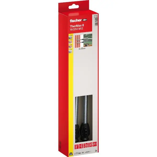 Značkový FISCHER Thermax II 16/250 M12 Pozinkovaná / Nerezová ocel A4 / Malé balení SB-2