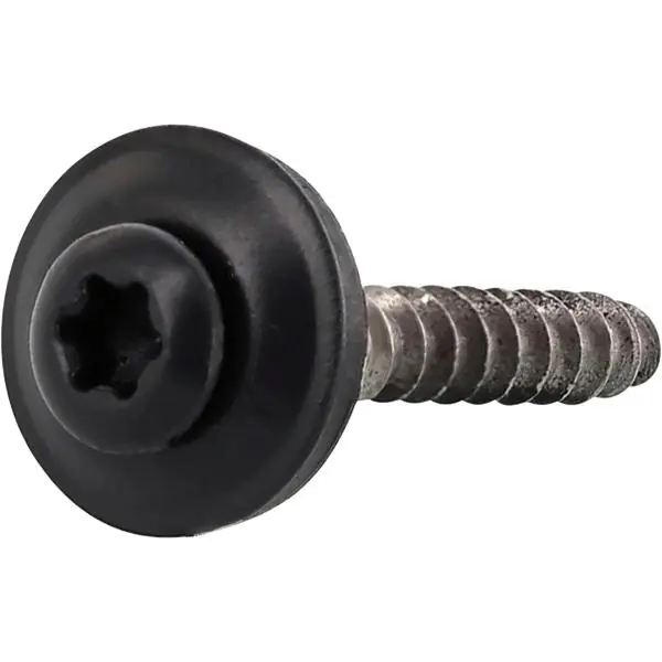 Klempířský vrut s těsnicí podložkou 4,5x25 TX20, nerez A2 RAL7016 antracit Cenová Bomba