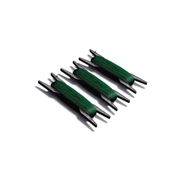 Nízká Cena H+S PVC vázací drát na jehle ø 1,5 mm, délka 40 m, zelený