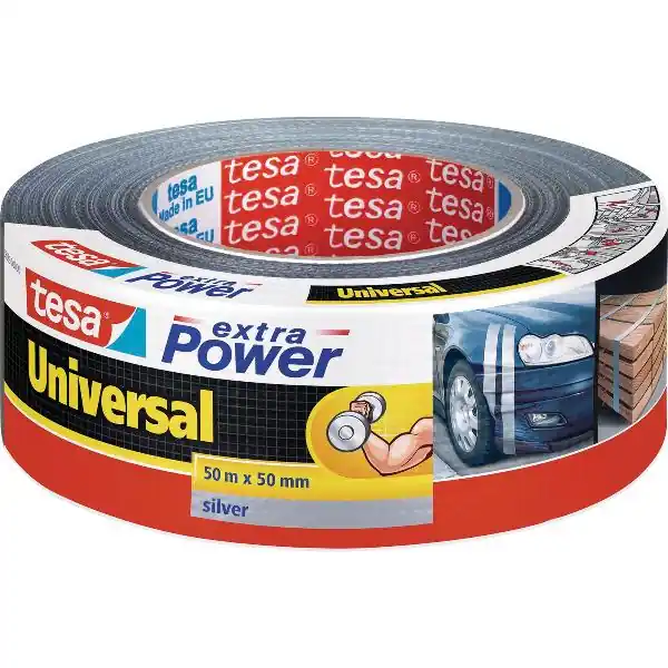 Cenový Hit TESA Textilní páska extra power 50mmX50 metrů, šedá