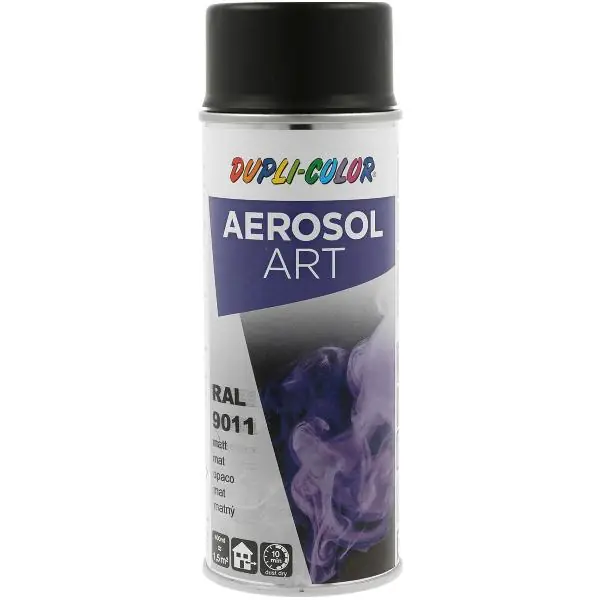Objednat Nyní Dupli-Color Aerosol Art sprej 400 ml grafitově černá matná / RAL 9001