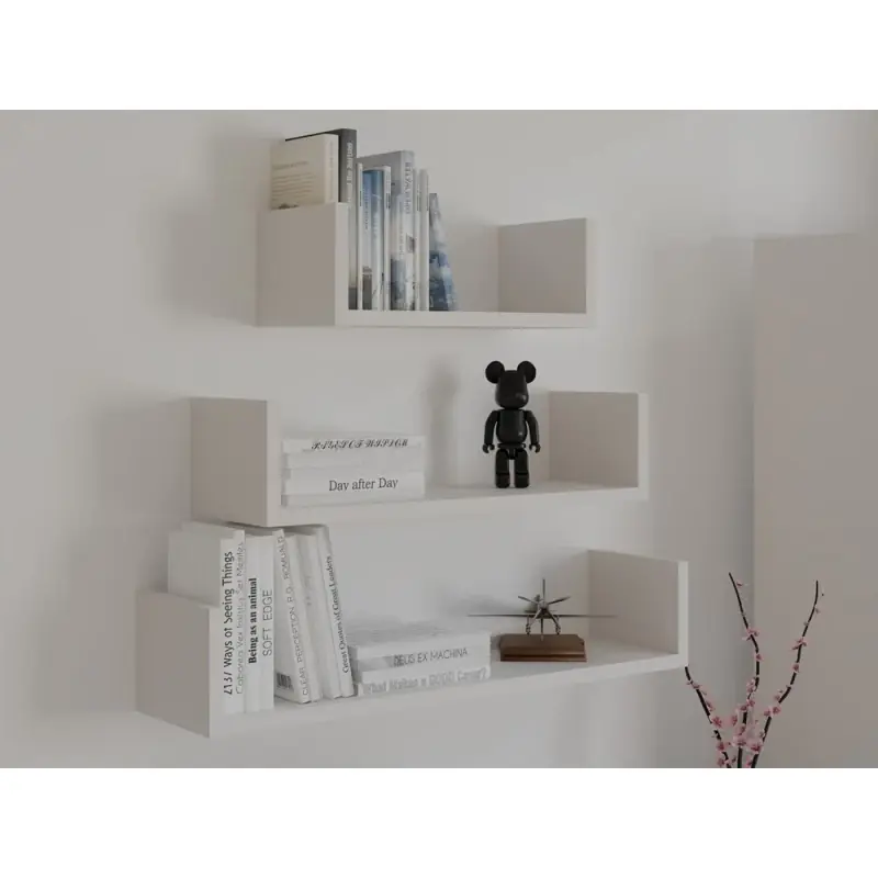 Set 3x závěsná polička TARMO - kašmír Finální Výprodej