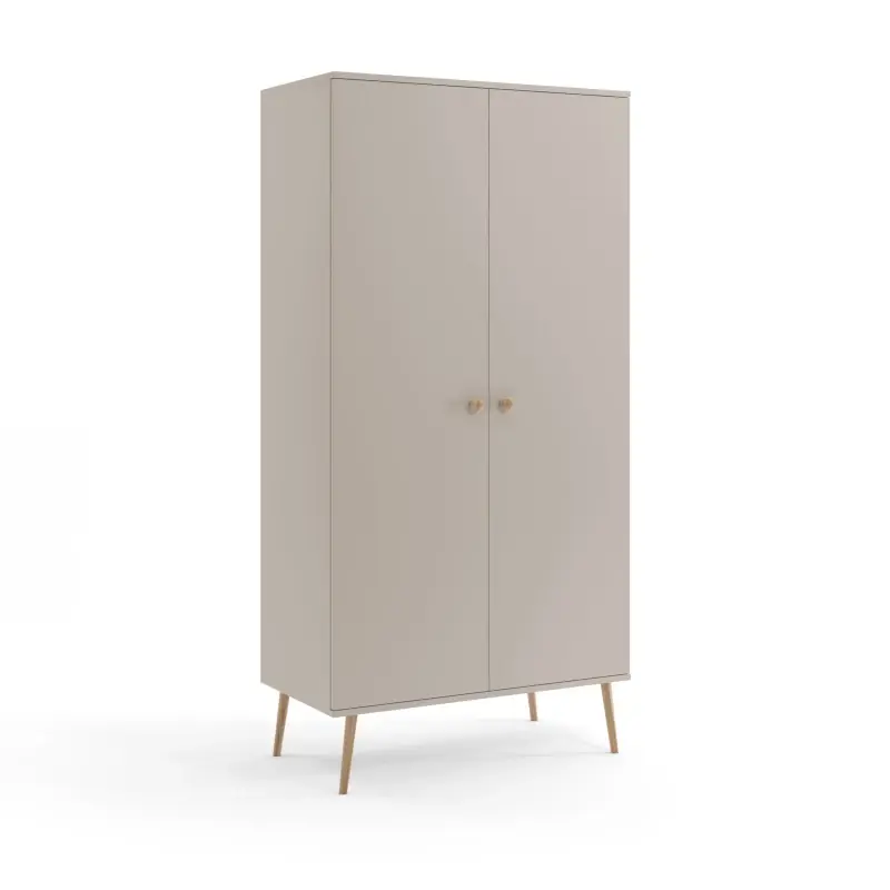 Kombinovaná skříň 100 cm NILSA - kašmír / hnědá Kup Teď