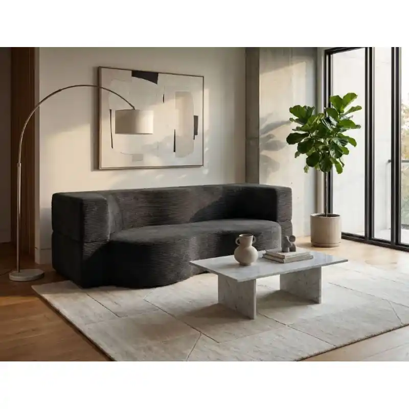 Designová pohovka SAMIRA - antracit Autentický