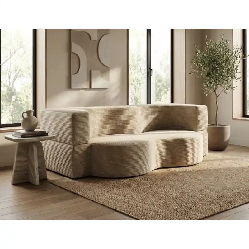 Designová pohovka SAMIRA - béžová Ihned K Objednání