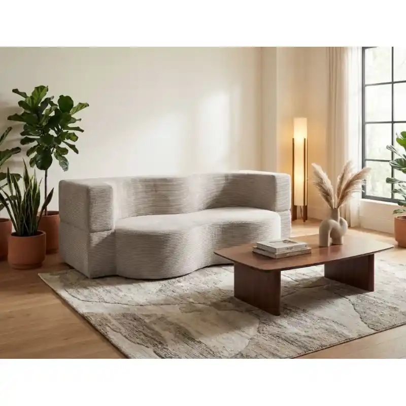 Designová pohovka SAMIRA - špinavá bílá Přímo Od Výrobce