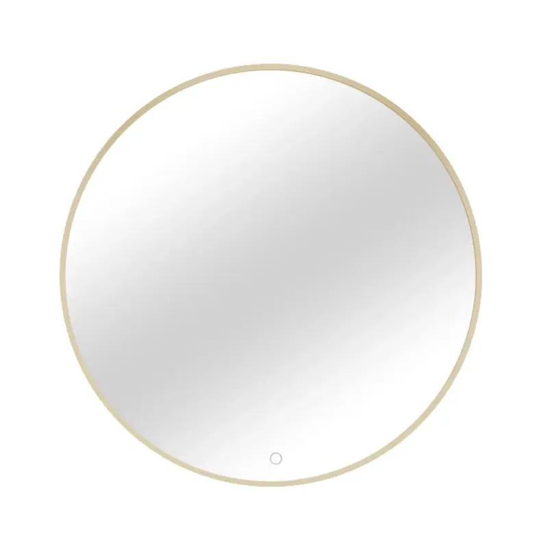 Kulaté zrcadlo SOL s LED osvětlením - zlaté Nejlepší Cena