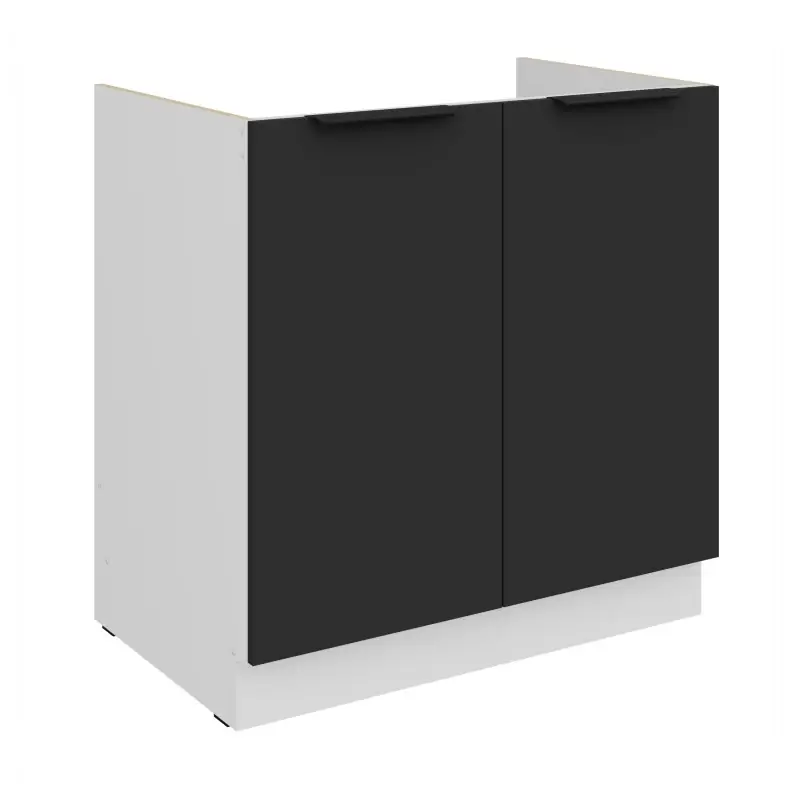 Jen Po Omezenou Doba Dřezová skříňka LUNARA - šířka 80 cm, černá / bílá