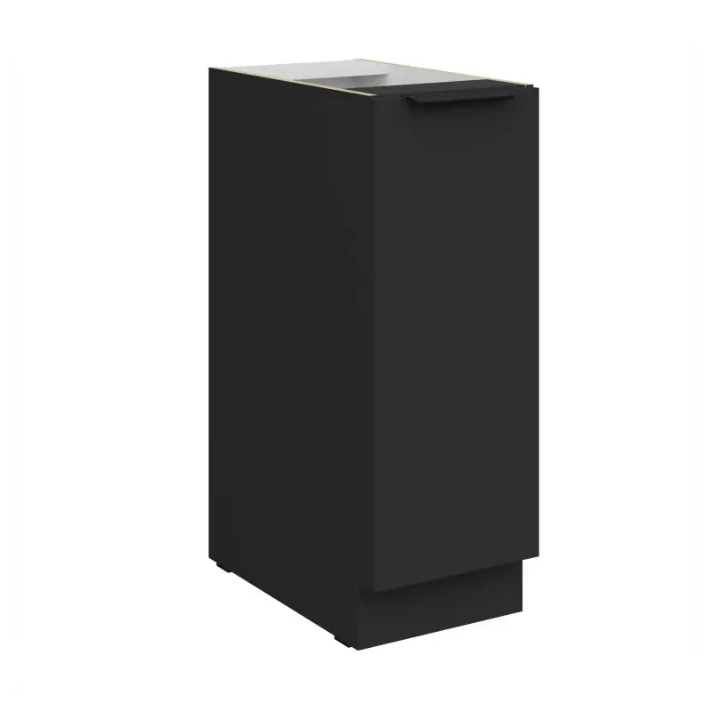 Výsuvná skříňka LUNARA - šířka 30 cm, černá Jen Po Omezenou Doba