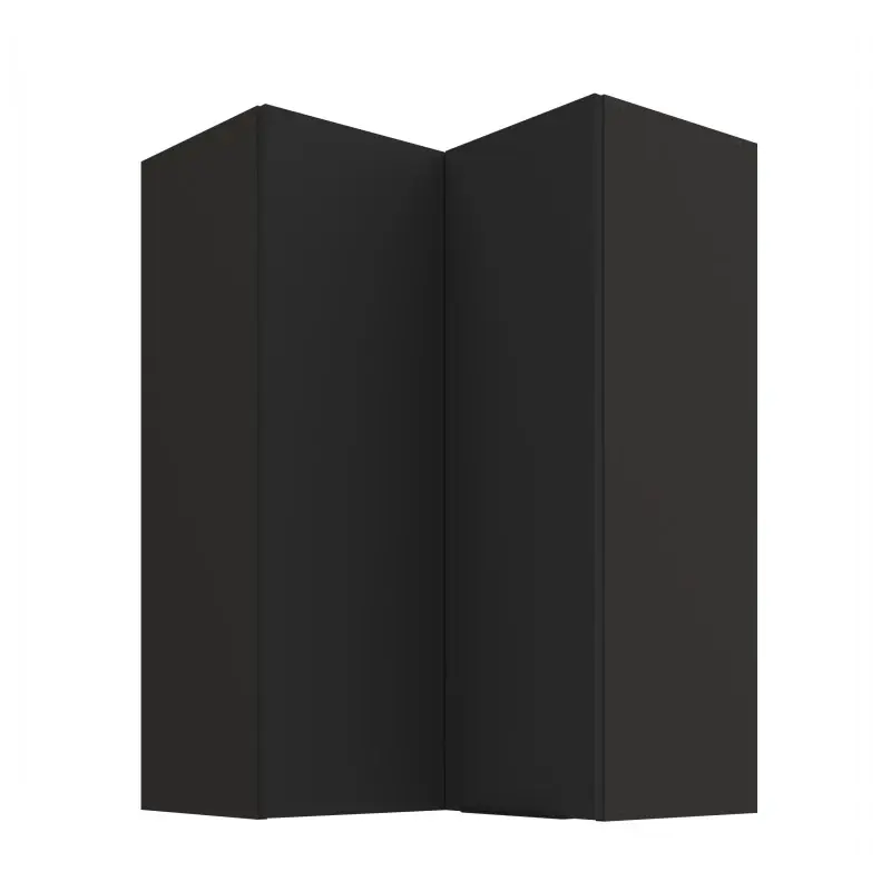 Vysoká rohová skříňka LUNARA 2 - 60x60 cm, černá Must-Have