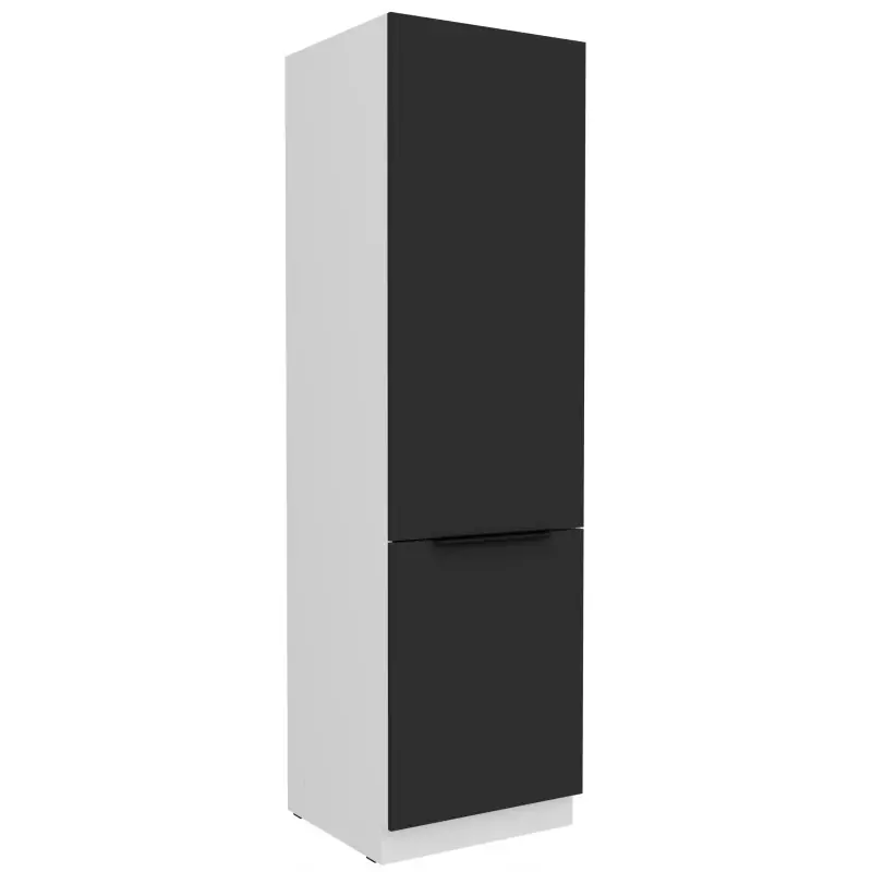 Nejlepší Volba Skříň na vestavnou lednici LUNARA - šířka 60 cm, černá / bílá