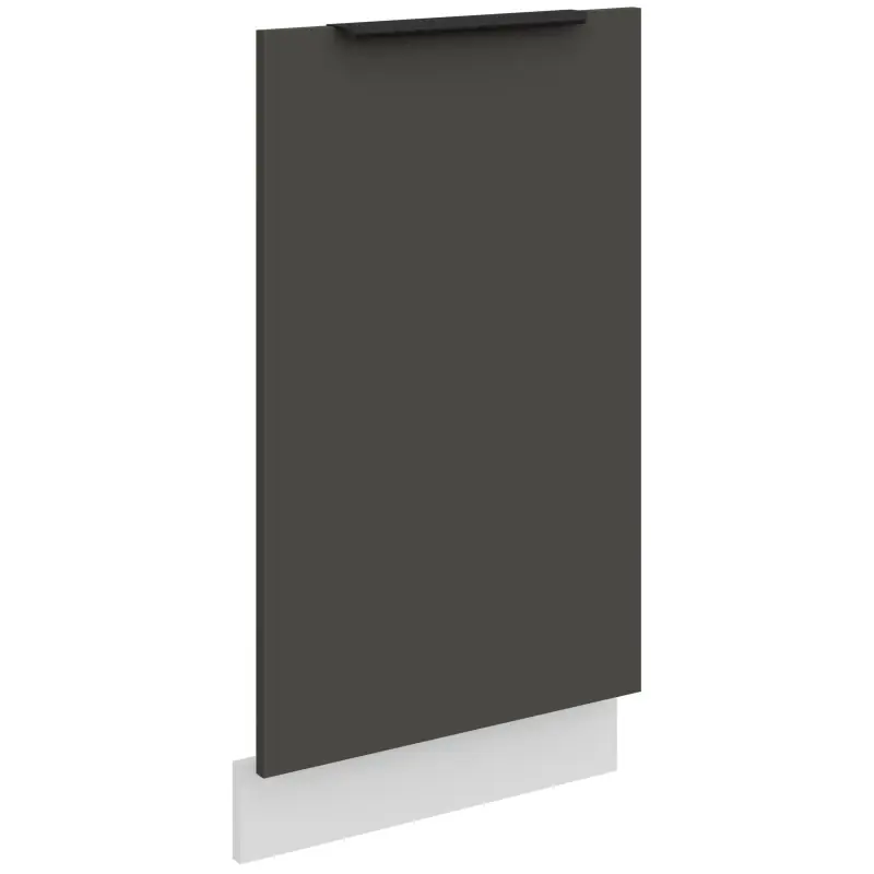 Nová Kolekce Dvířka pro vestavnou myčku LUNARA - 45x72 cm, grafit / bílé