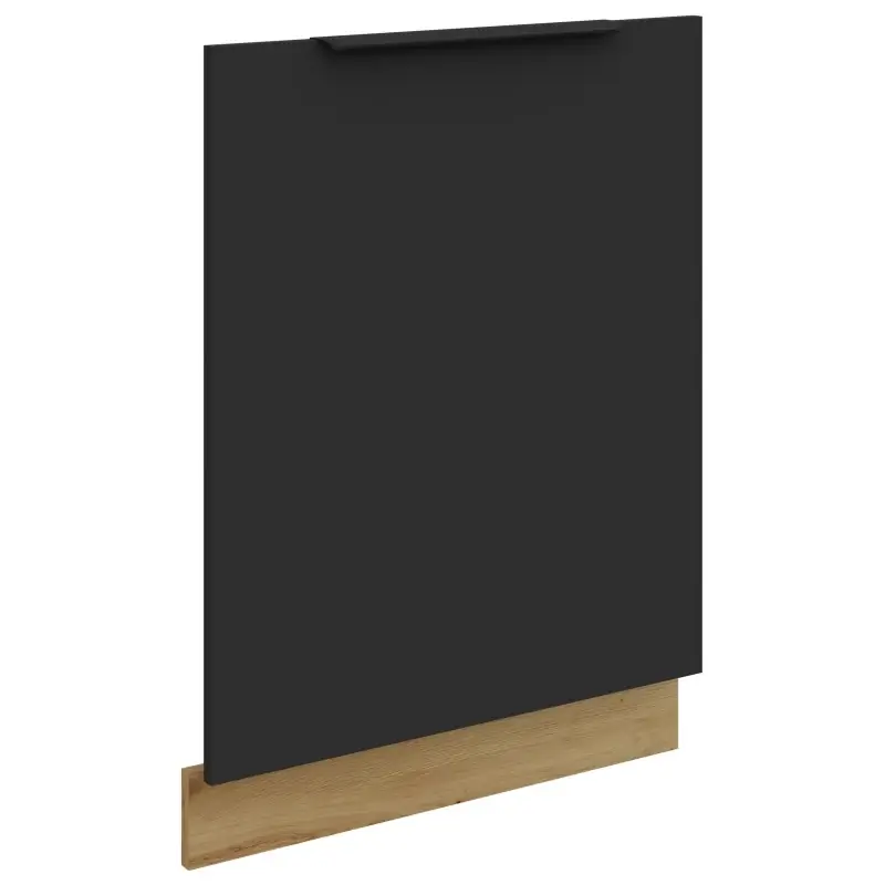 Dvířka pro vestavnou myčku LUNARA - 60x72 cm, černé / dub artisan Akční Nabídka