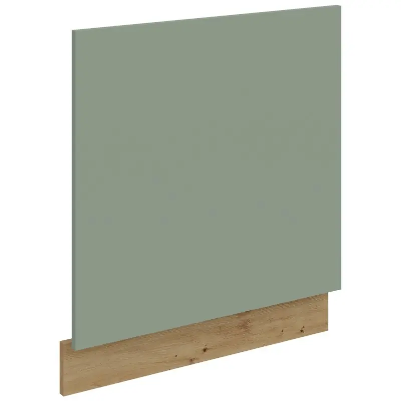 Dvířka pro vestavnou myčku LUNARA - 60x57 cm, zelené / dub artisan Hit Sezóny
