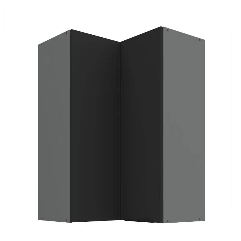 Vysoká rohová skříňka LUNARA 2 - 60x60 cm, černá / antracit Kup Teď
