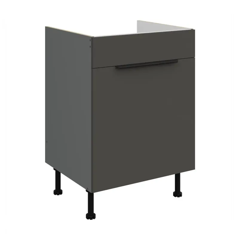Jen Po Omezenou Doba Dolní skříňka na dřez LUNARA - šířka 60 cm, grafit / antracit