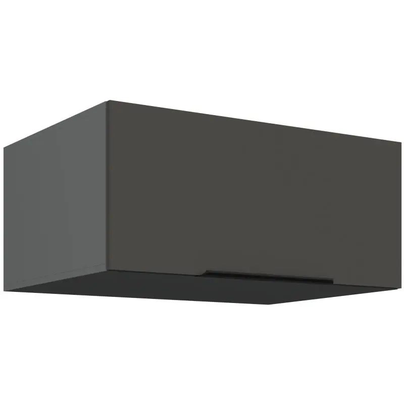 Novinka Hluboká digestořová skříňka LUNARA - šířka 80 cm, grafit / antracit